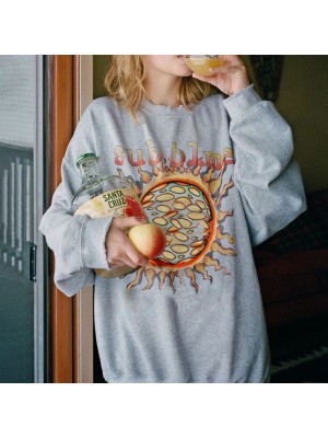 Sun Vulcan old ripped big T-shirt  HF0119-03-01