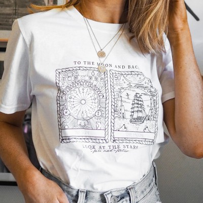 Universal style-secular versatile T-shirt HF2116-01-03 Universal style-secular versatile T-shirt HF2116-01-03