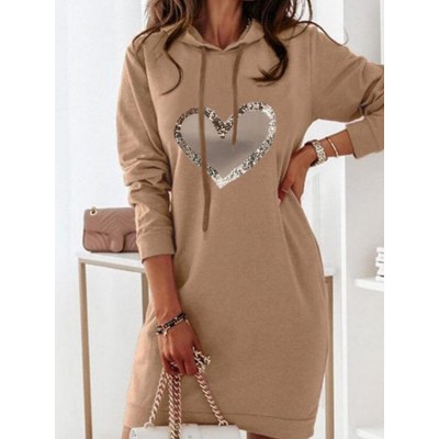 long sleeve hooded sweatshirt dress HF1210-02-01 long sleeve hooded sweatshirt dress HF1210-02-01